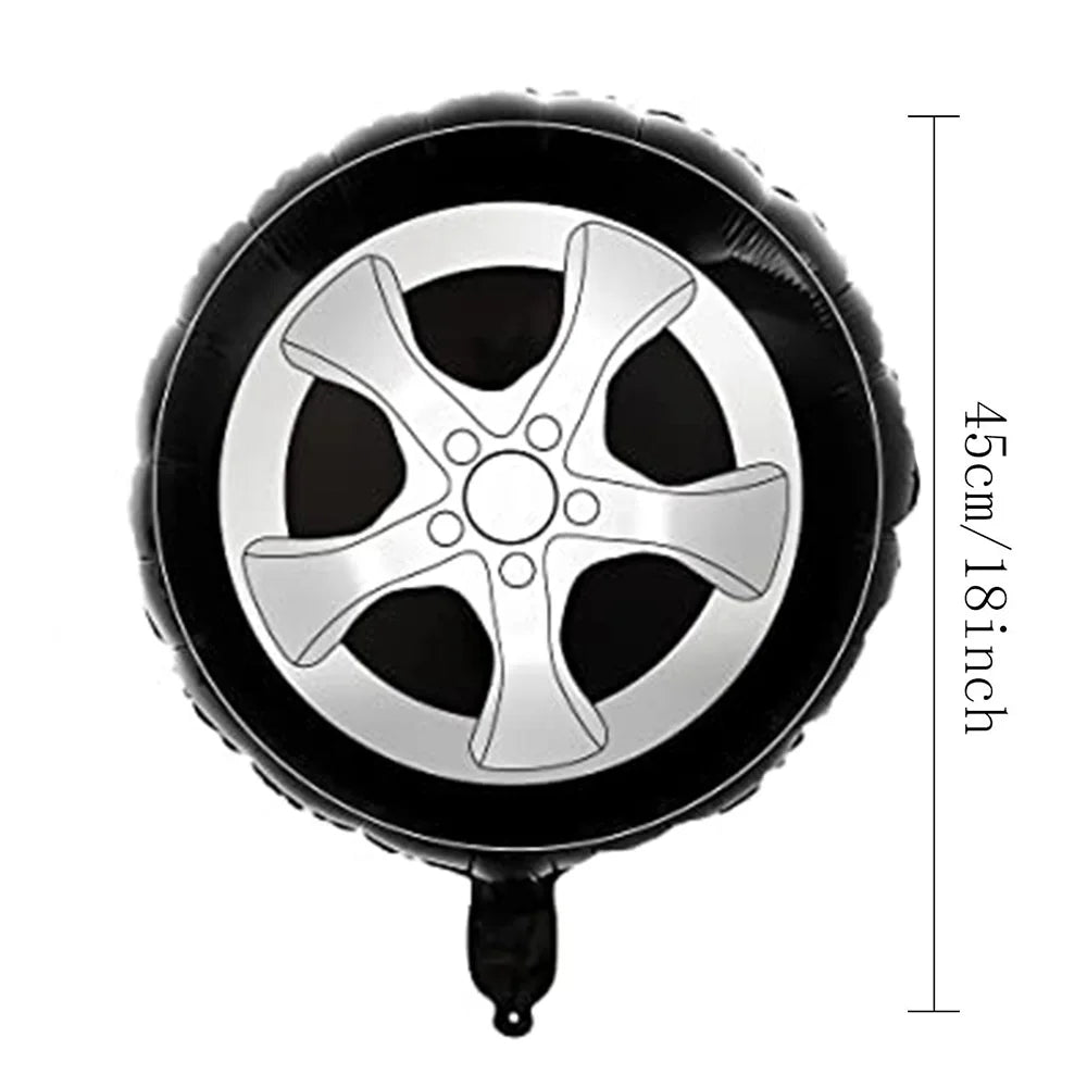 Traffic Cones and Racing Checkered Flags Black White Flags Kids Racing Theme Decorations for Race Car Birthday Party Supplies