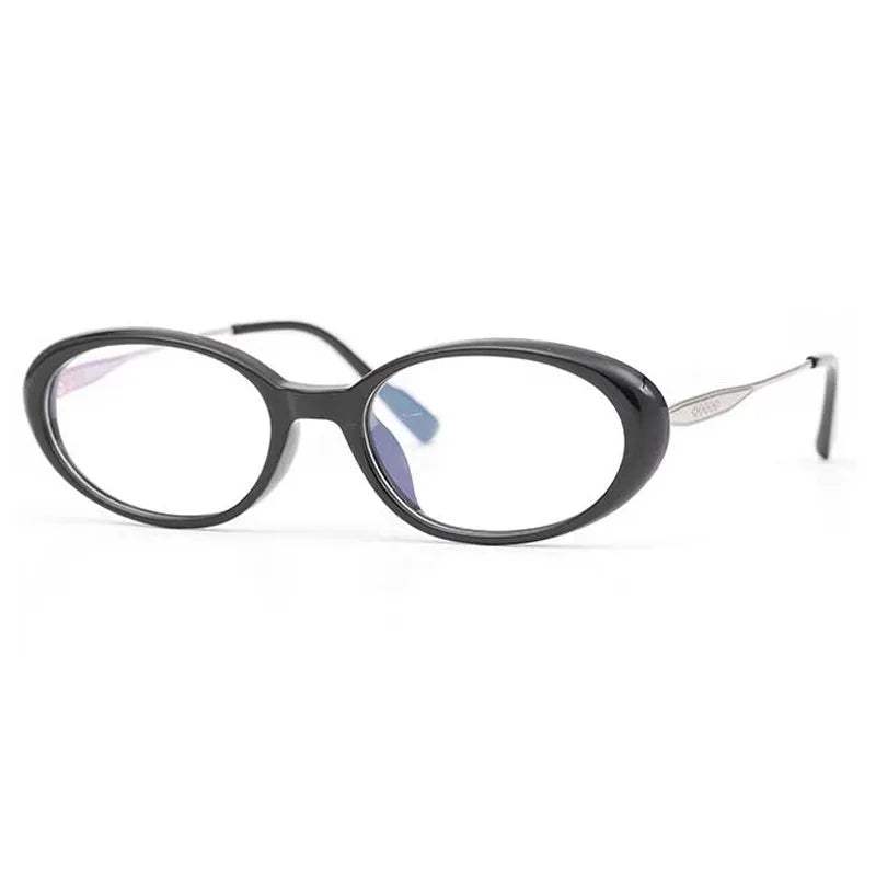 New Oval Thick Frame Reading Glasses Literary Simple Blue Light Anti-blue Light Elderly Glasses Reading Glasses JH5002