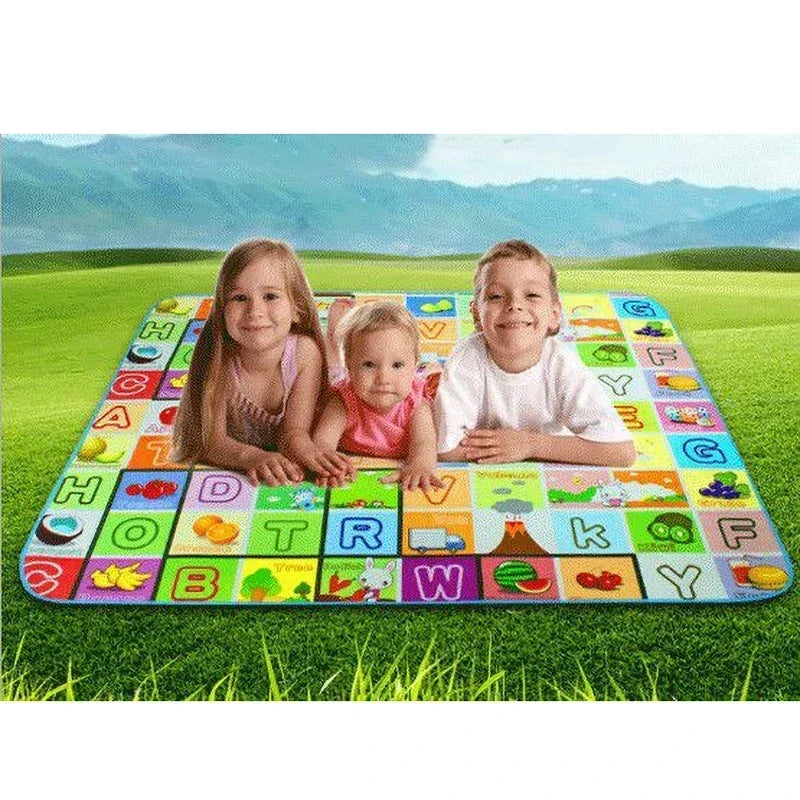 Baby Play Mat Kids Rug Activity Game Gym Toy Children Picnic Mat Waterproof Outdoor Indoor Carpets Educational Gift 120*90cm