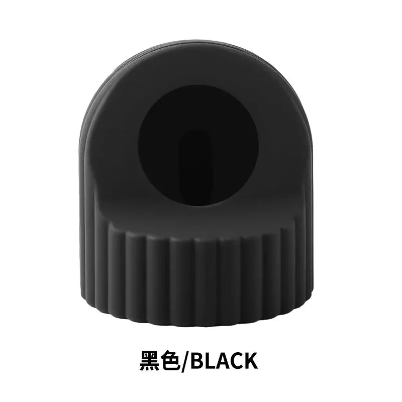 Soft Silicone Charger Stand for Apple Watch Series 8 7 6 5 4 3 2 1 SE Iwatch Station Dock Charging Desktop Holder Accessories