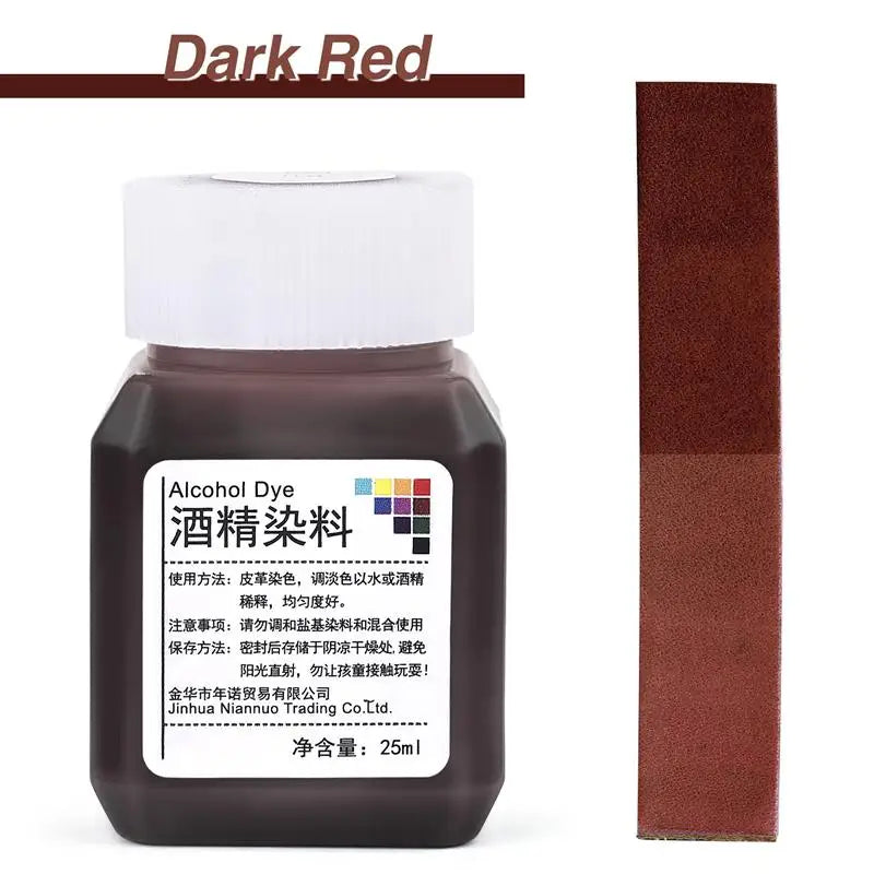 24 Color Leather Alcohol Dye Complete Set Of Diy Handmade Leather Cow Leather Dye Vegetable Tanned Leather Dye Alcohol Dye Water