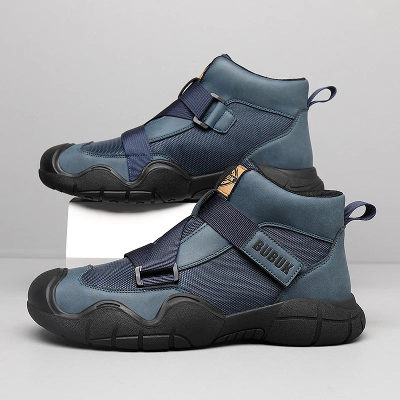 Men's Shoes Autumn and Winter Men's Business Casual Shoes New Outdoor Hiking Sports Shoes Youth Basketball Shoes Casual Trendy Shoes Fashion Short Boots