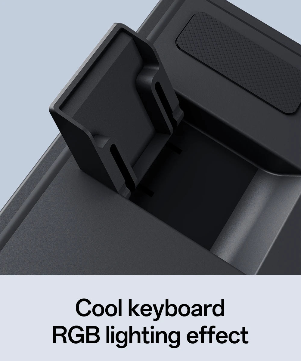 MUCAI 61 key mechanical keyboard red switch RGB backlight hot swappable compact and practical designed for gaming and typing