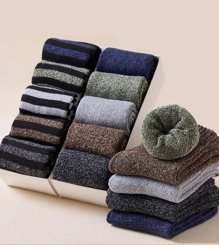 Thicken Wool Socks Men High Quality Towel Keep Warm Winter Socks Cotton Christmas Gift Socks for Man Thermal Against Cold Sock