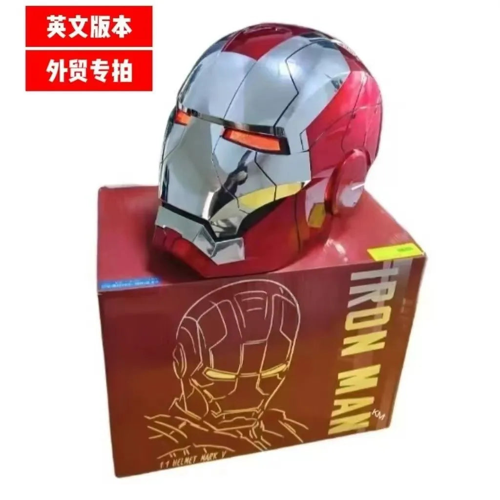 Jarvis Iron Man Helmet Mk5 Real Man Wearable And Deformable Voice Controlled Electric Opening And Touching Remote Control Ak Diy