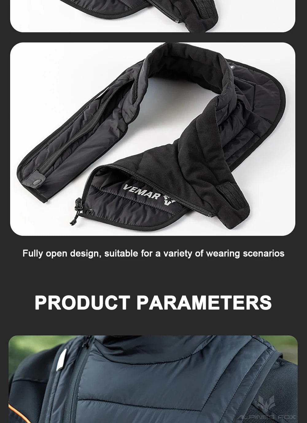 Windproof Motorcycle Scarf Winter Motorbike Neck Warmer Waterproof Ski Snowboarding Bike Cycling Hiking Motocross Warm Collar