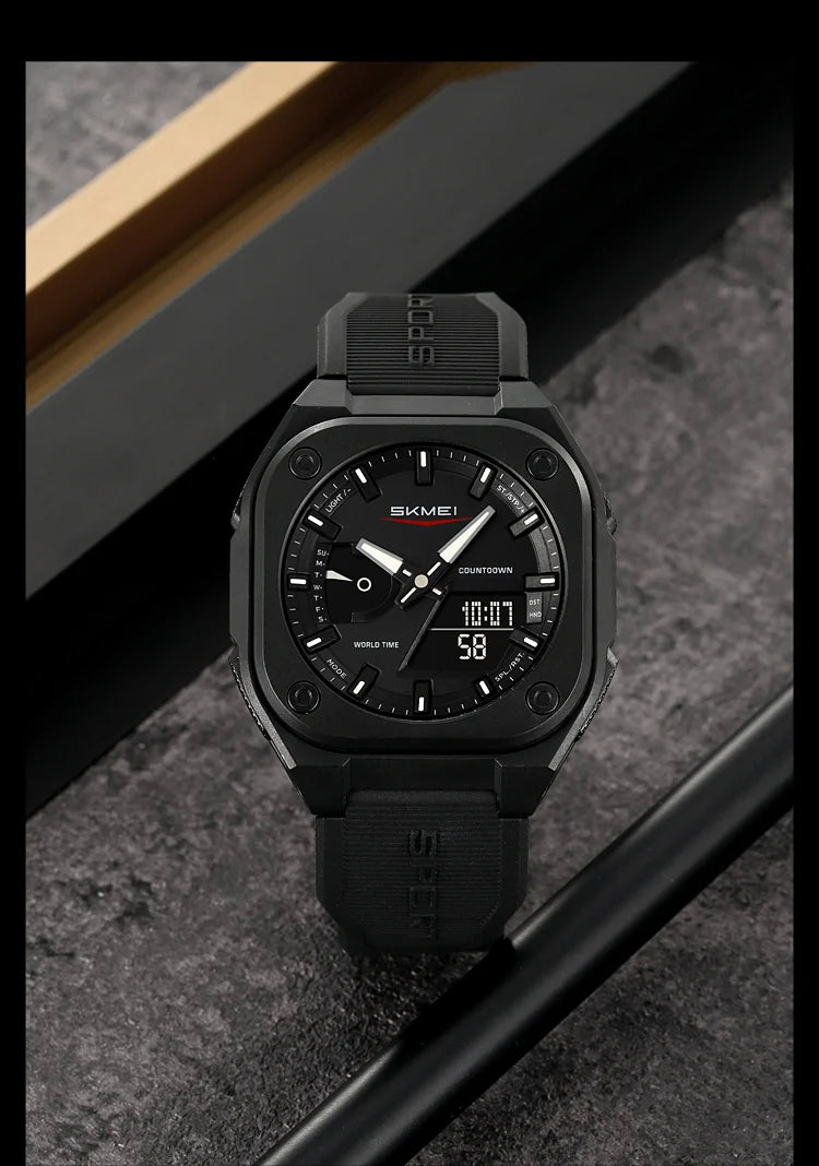 SKMEI 2328 New Original Sports Digital Electronic Watch Dual Display Multi Functional Men's Waterproof Clock relógios masculino