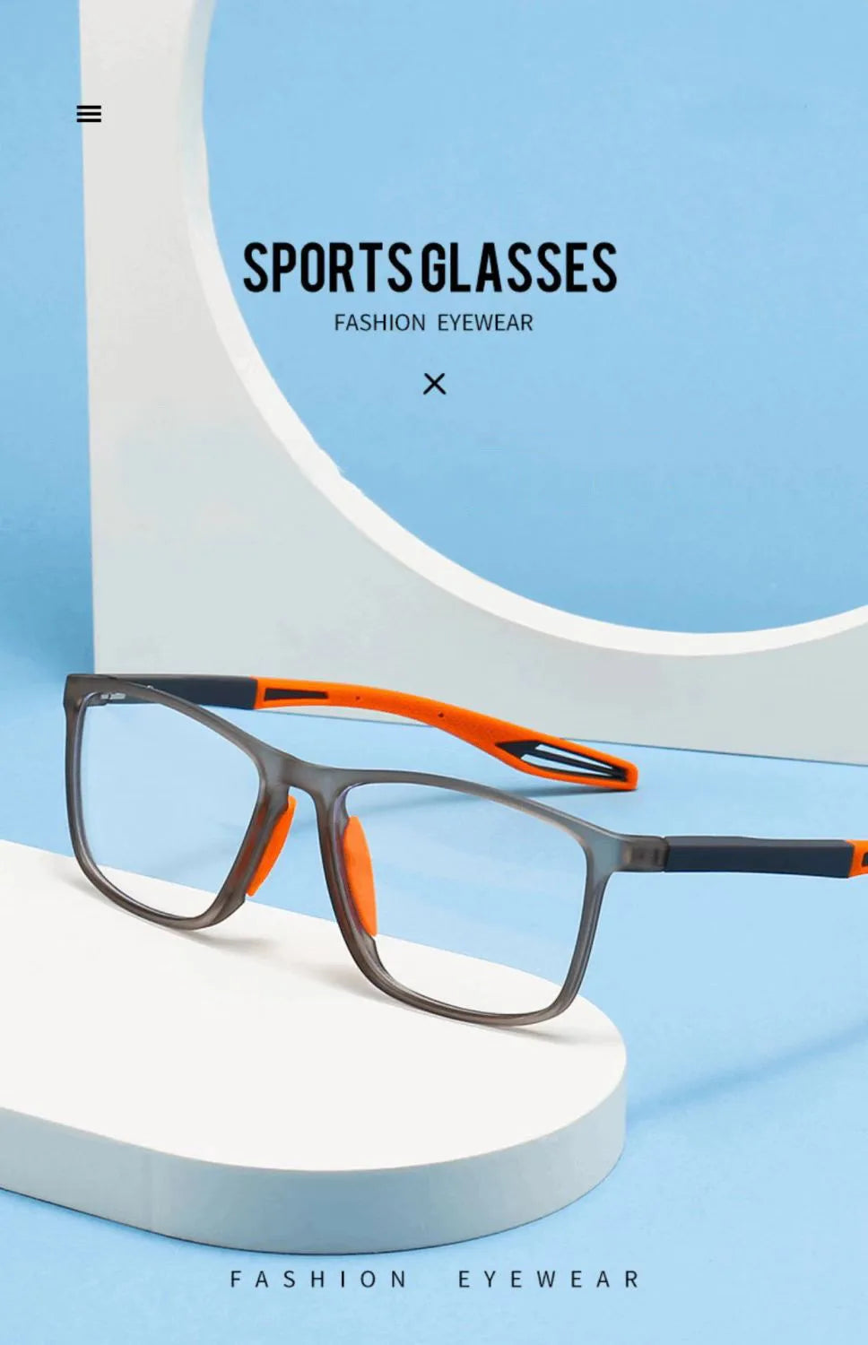 Sports Anti-blue Light Reading Glasses For Men High-definition Ultra-light Reading Glasses For Middle-aged And Elderly Women