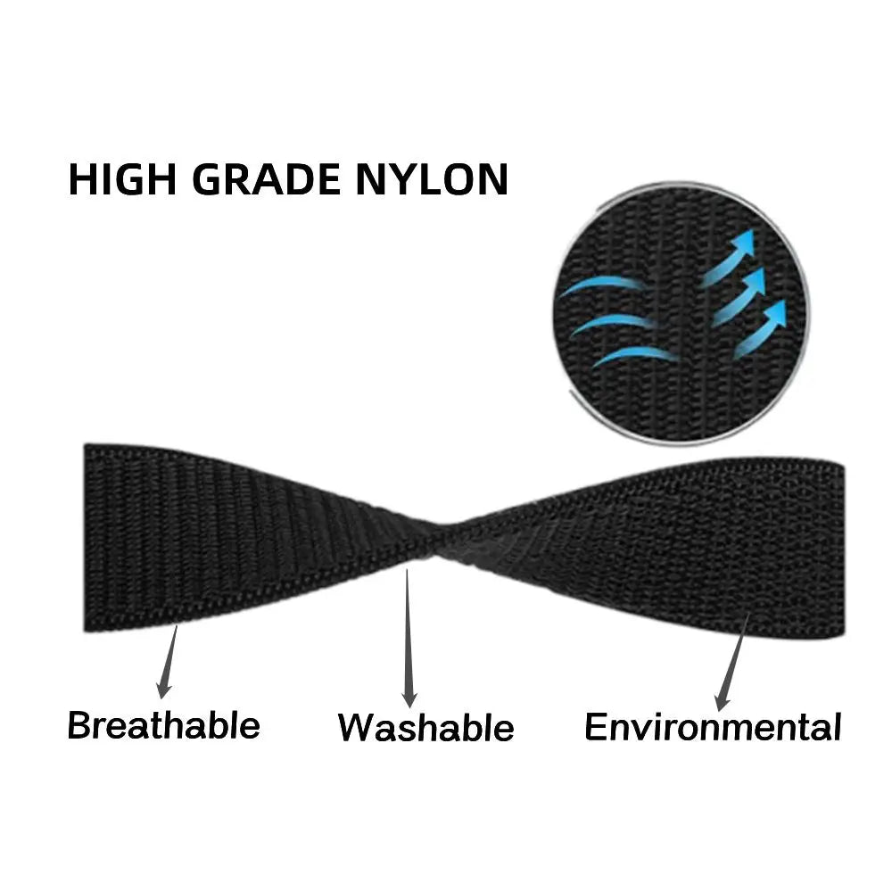 22 26mm Garmin Nylon Quick Release Strap For Fenix5 5XPlus 6 6XPro 7Pro 7XPro Easy Fit Watch Band Instinct1 2 Tactix7 Wristband