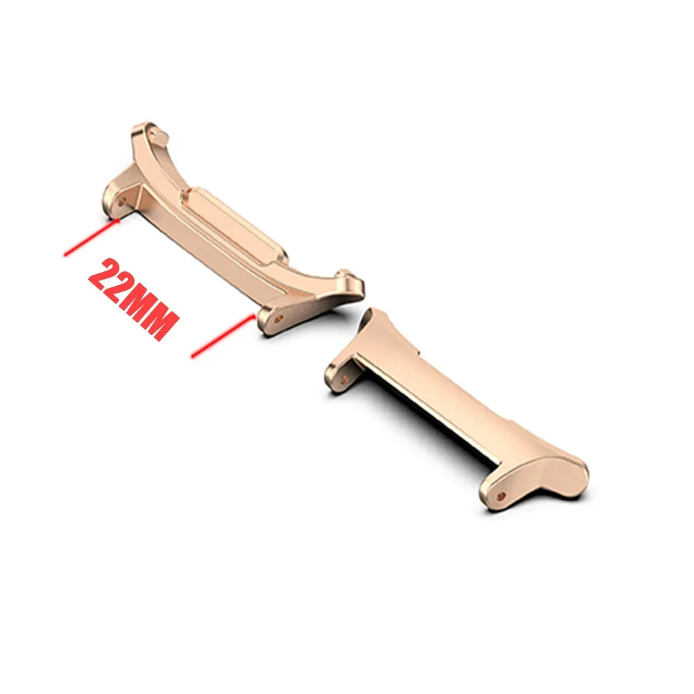 1Pair Metal Adapter For Samsung Galaxy Watch 7 Ultra 47mm Watchband Strap Connector Bracelet 316L Stainless Steel 22mm 24mm Band