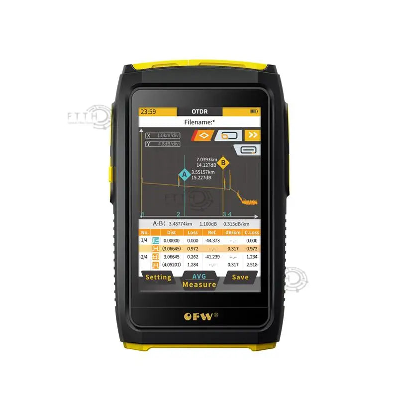 MINi OTDR Active Fiber Live Test 1577nm  IOLA 1550nm 20dB Fiber Optic Reflectometer Touch Screen  OLS OPM Visual Fault Locator