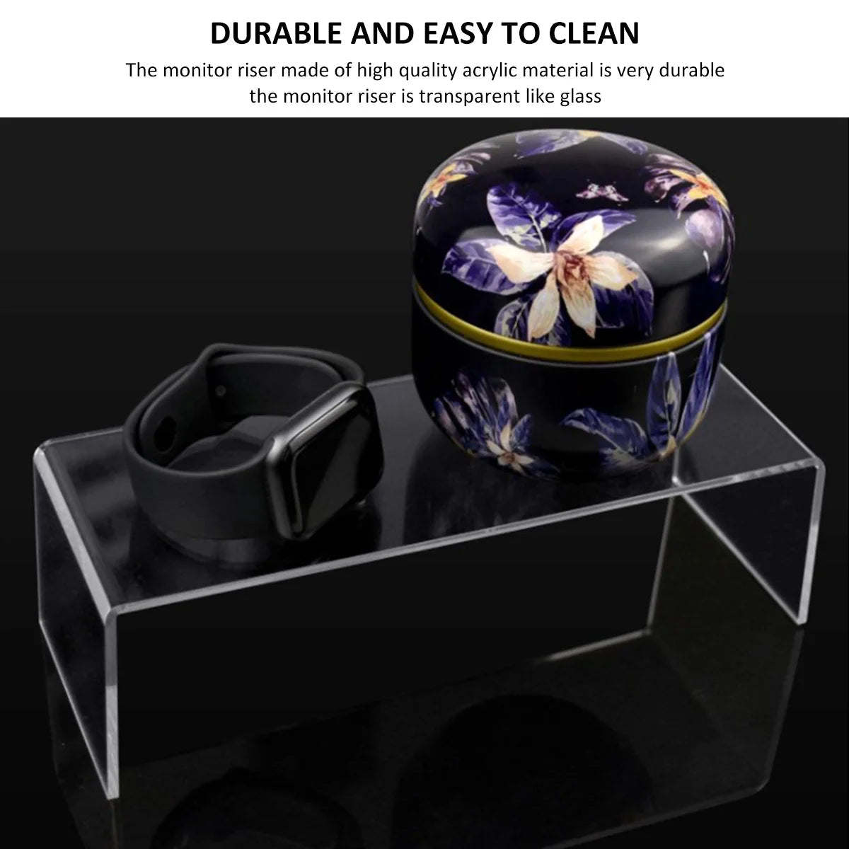 3/6/9Pcs Acrylic Display Stand Multifunctional Transparently Mini Model Storage Rack for Perfume Doll Jewelry Decor Organzier