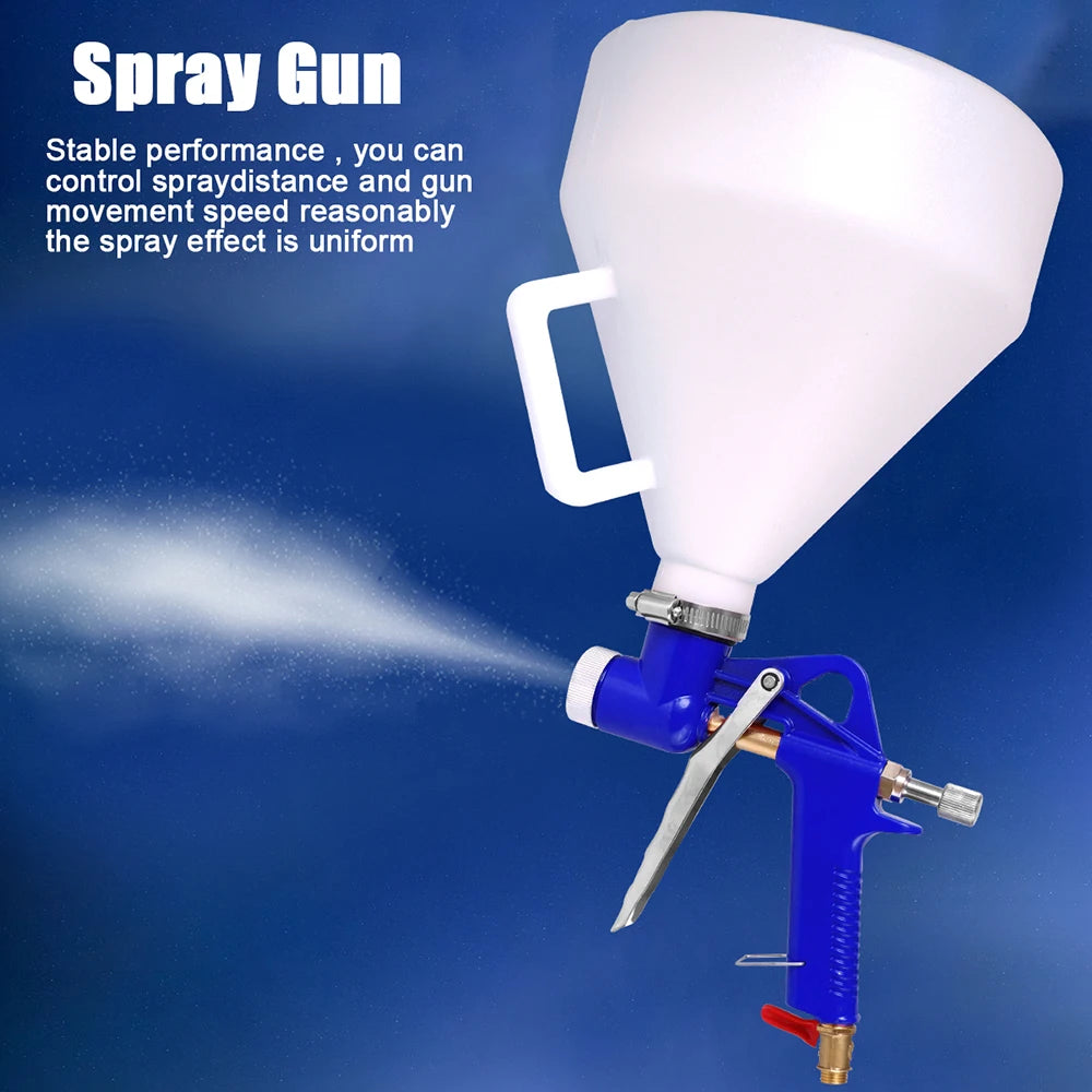 WENXING Air Hopper Spray Gun Paint Texture Tool Drywall Wall Painting Sprayer with 3 Nozzle
