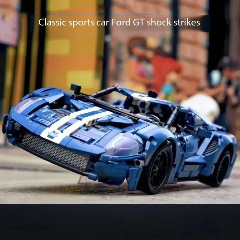 Technical MOC 42154 GT Sports Car Building Blocks 1:12 Scale Racing Vehicle Assembly Model Bricks Toys for Kids Adults Gifts