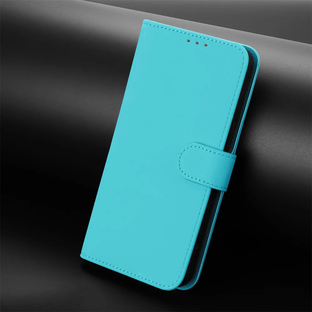 Flip Leather Phone Case for VIVO V40 V40e V40 SE V50 V50e V60 Lite T4X T4 T3X T2 Case Pinkycolor Wallet Back Cover