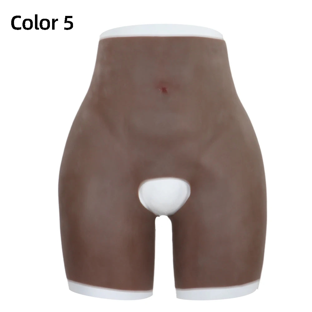 YUERUGOU Oversize Crossdresser Silicone Shape wear Realistic Hip pads and Butt Pads Flexible Hip Enhancer Panties for Drag Queen