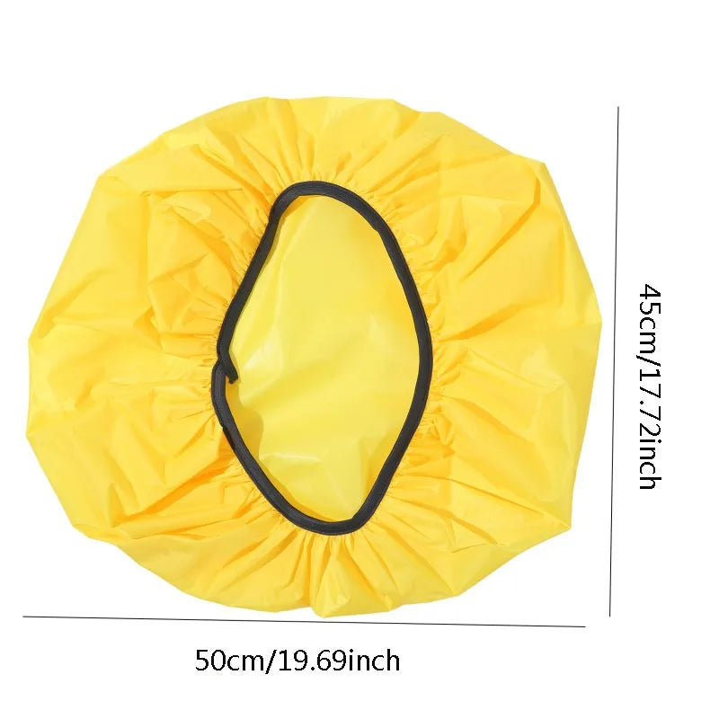 Children's Waterproof Backpack Rain Cover Outdoor Sport Night Cycling Safety Light Rain Cover Case Bag Camping Hiking 35L