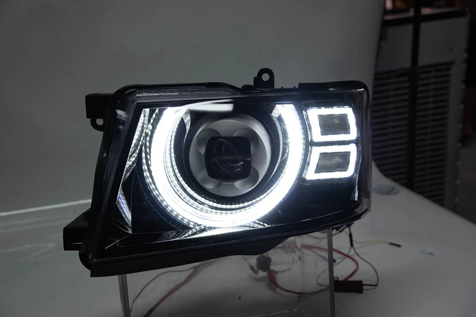 Car Lights for Patrol Y61 2005-2022 LED Auto Headlights Assembly Upgrade Defender Style Design Bifocal Lens Exterior Accessories