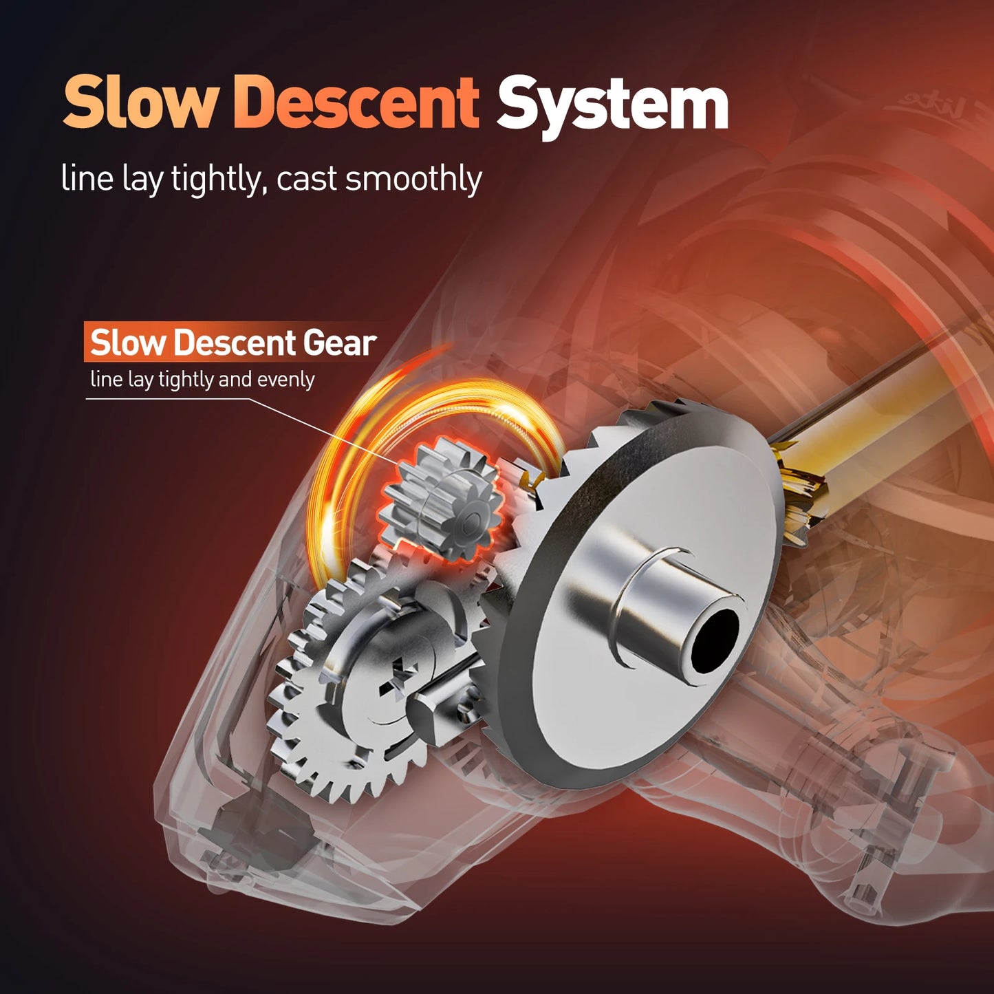 HANDING  ELITE Spinning Reel Max Drag 6kg 5.2:1 Gear Ratio Light Fishing Reel Slow Descent Gear Great Line Laying Spool Reel