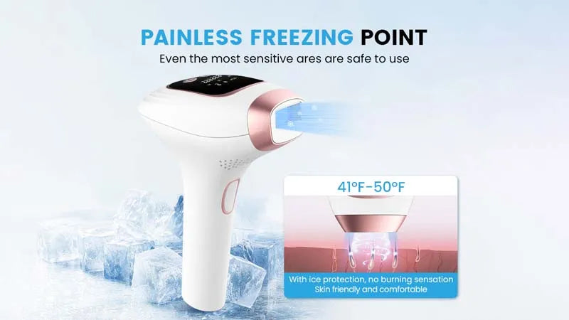 3-in-1 ABS Material Light Hair Removal Instrument Intense Pulse IPL Photon Beauty Tender Skin Removal Wholesale Ice Gratitude