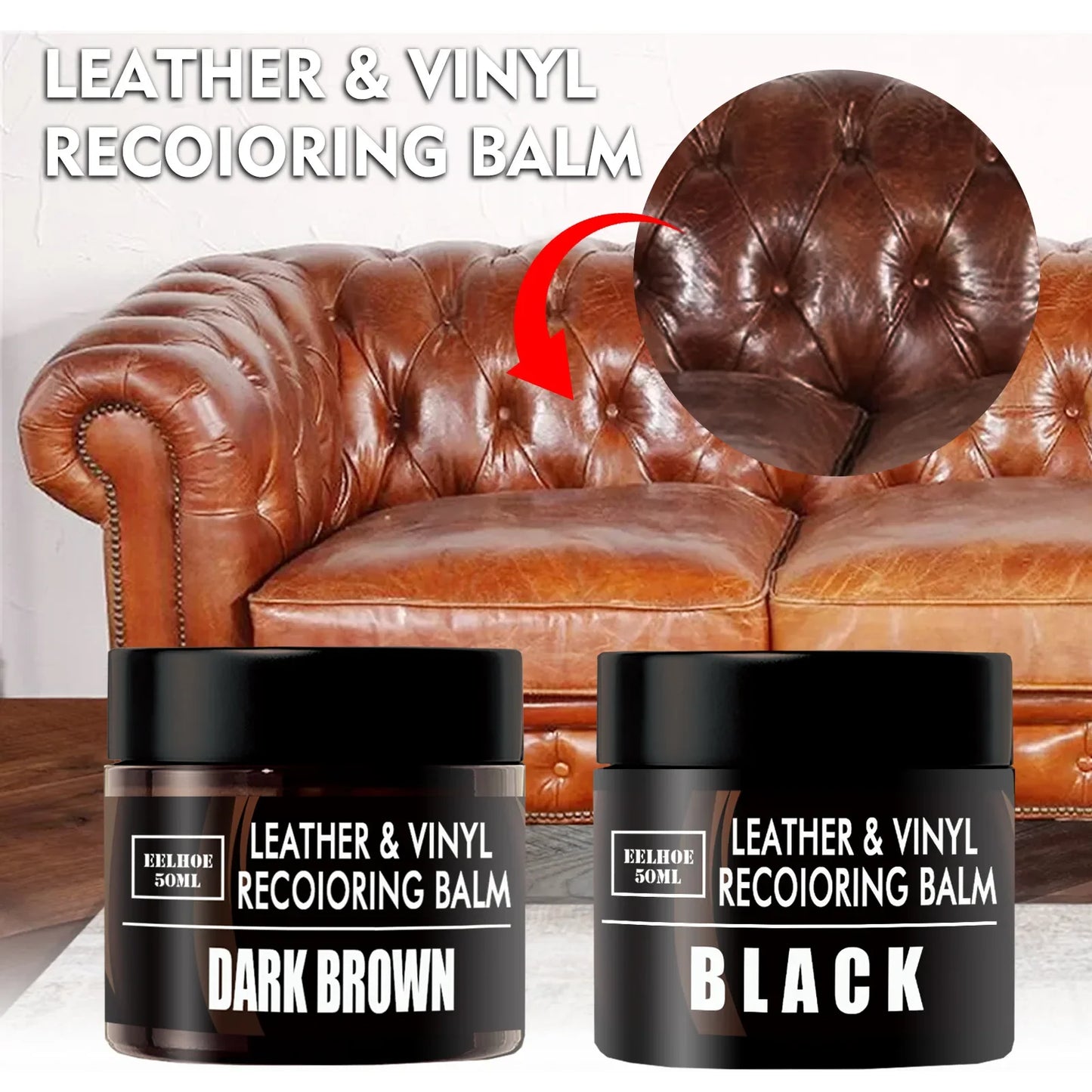 50ml Car Leather Repair Kit Liquid Skin No Heat Leather Repair Tool Car Seat Sofa Coats Holes Scratch Cracks Rips Restoration