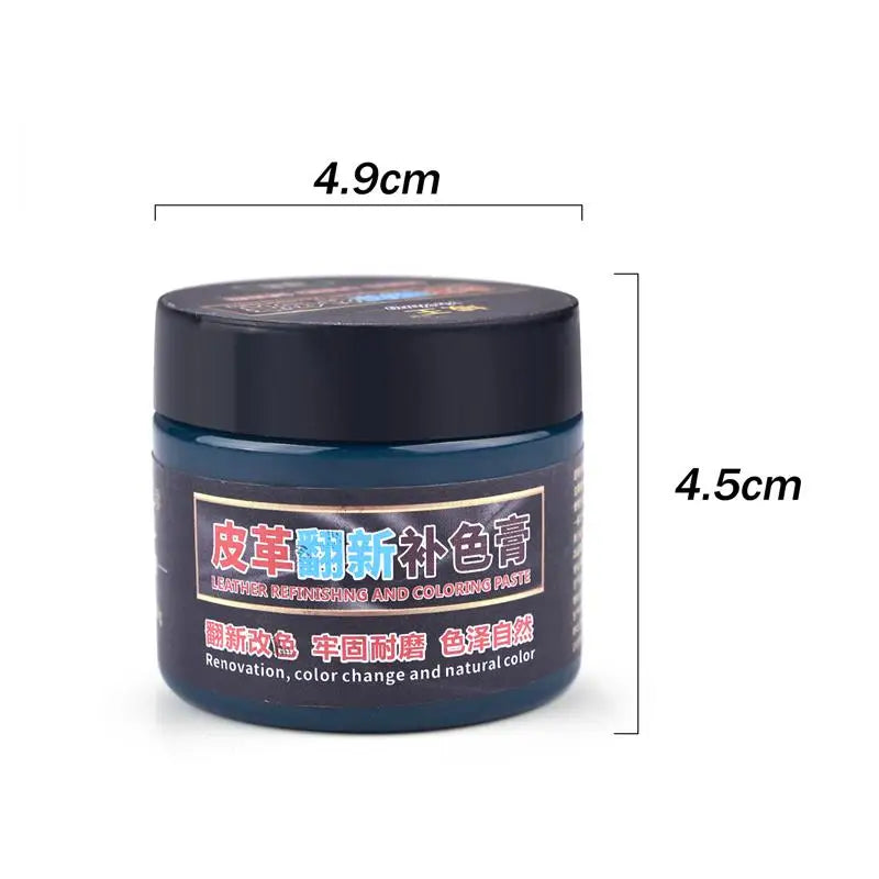 50g/Bottle Leather Coloring Pigment Dye Liquid Leather Repair Refurbish For Car Seat Bag Shoes Sneakers Leather Skin Care Crafts
