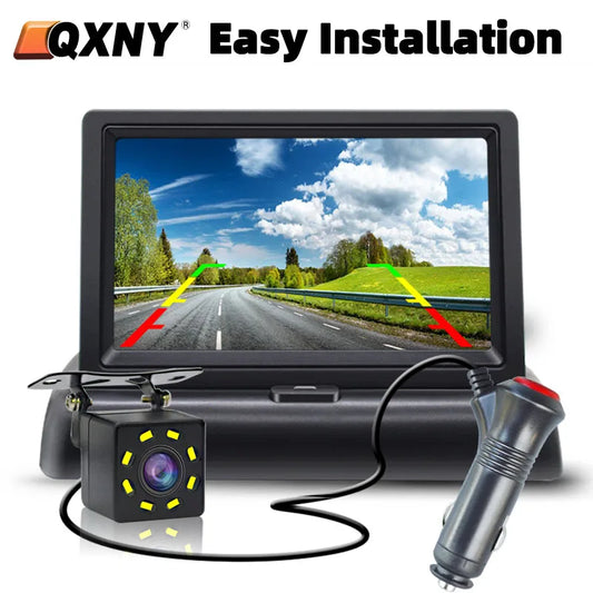 Easy Installation 4.3"5" Car Rear View Backup Camera LCD Monitor  for Vehicle Van Night Vision Reverse Video Parking System