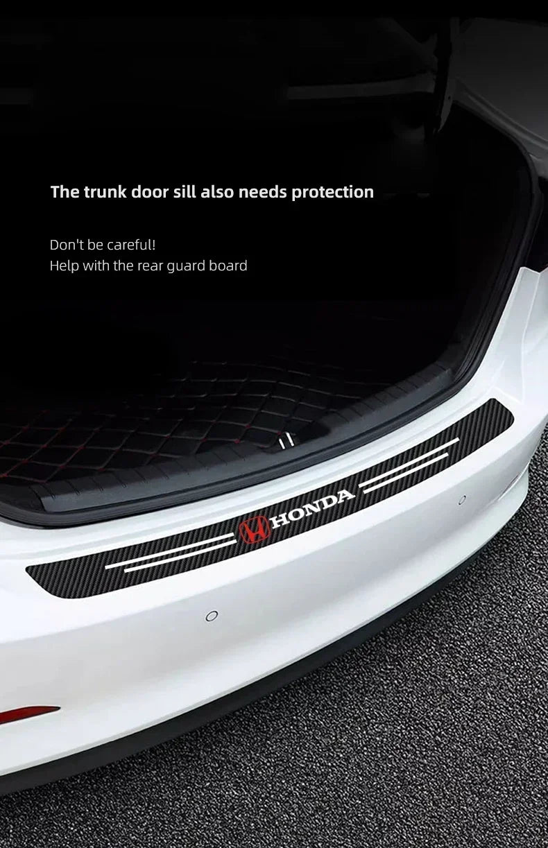 5Pcs Car Door Sticker Threshold Anti Scratch Decals Accessories For Honda Civic Fit Accord City Vezel CR-V S660 Odyssey HR-V