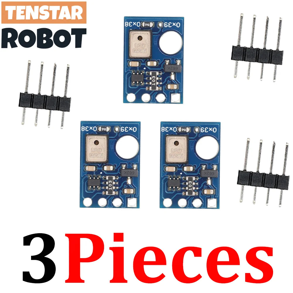 TENSTAR 3pcs AHT10 Sensor High Precision Digital Temperature and Humidity Module I2C Replace DHT11 SHT20