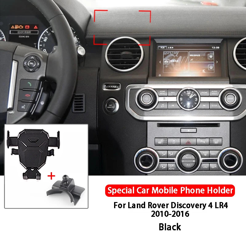 Car Gravity Holder Support Mobile Phone Stand For Land Rover Defender Discovery Sport Discovery 5 Discovery 4 LR4 Car Styling