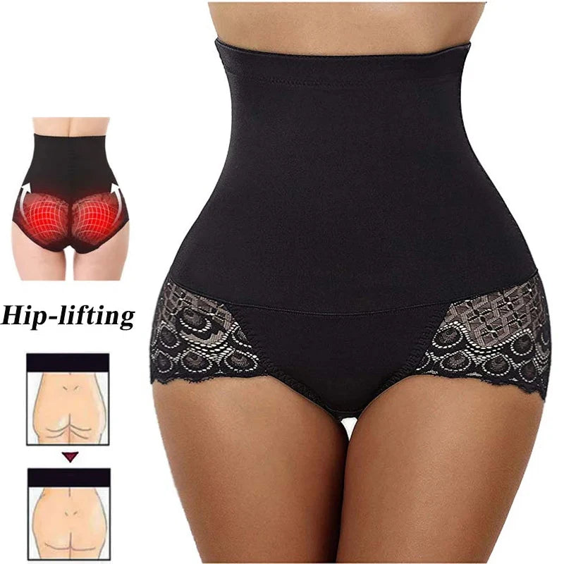 Woman Tummy Control Shapewear High Waist Panties Butt Lifting Stretch Body Shaping Slimming Waist Trainer Body Shaper