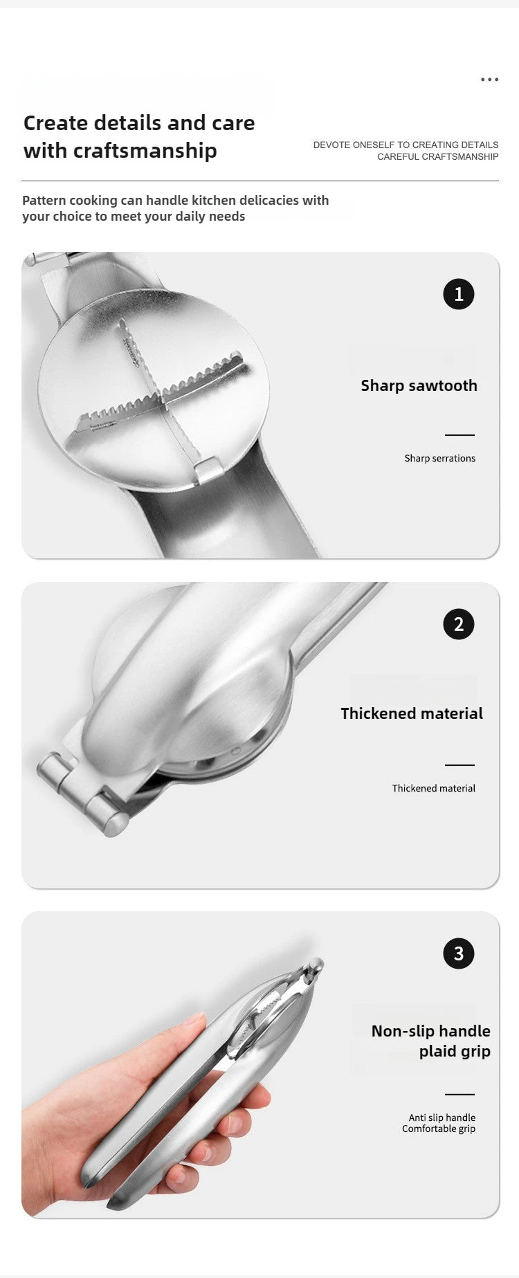 Stainless Steel Chestnut Opener, Cross Shaped Chestnut, Household Multifunctional Peeling Tool, Chestnut Clip, Walnut Clip