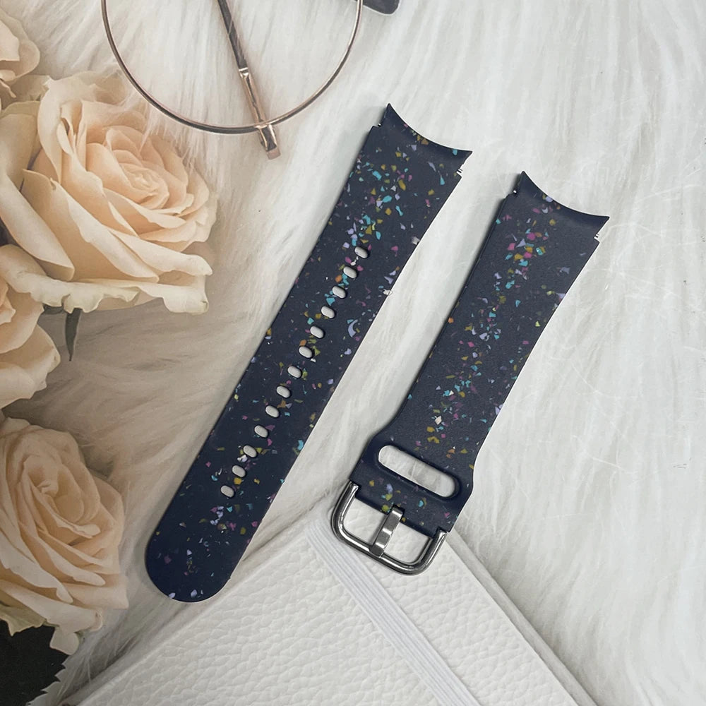 Silicone Strap For Samsung Galaxy Watch 6/6 Classic Eco-friendly Watchband for Galaxy Watch 4 5 6 7 FE