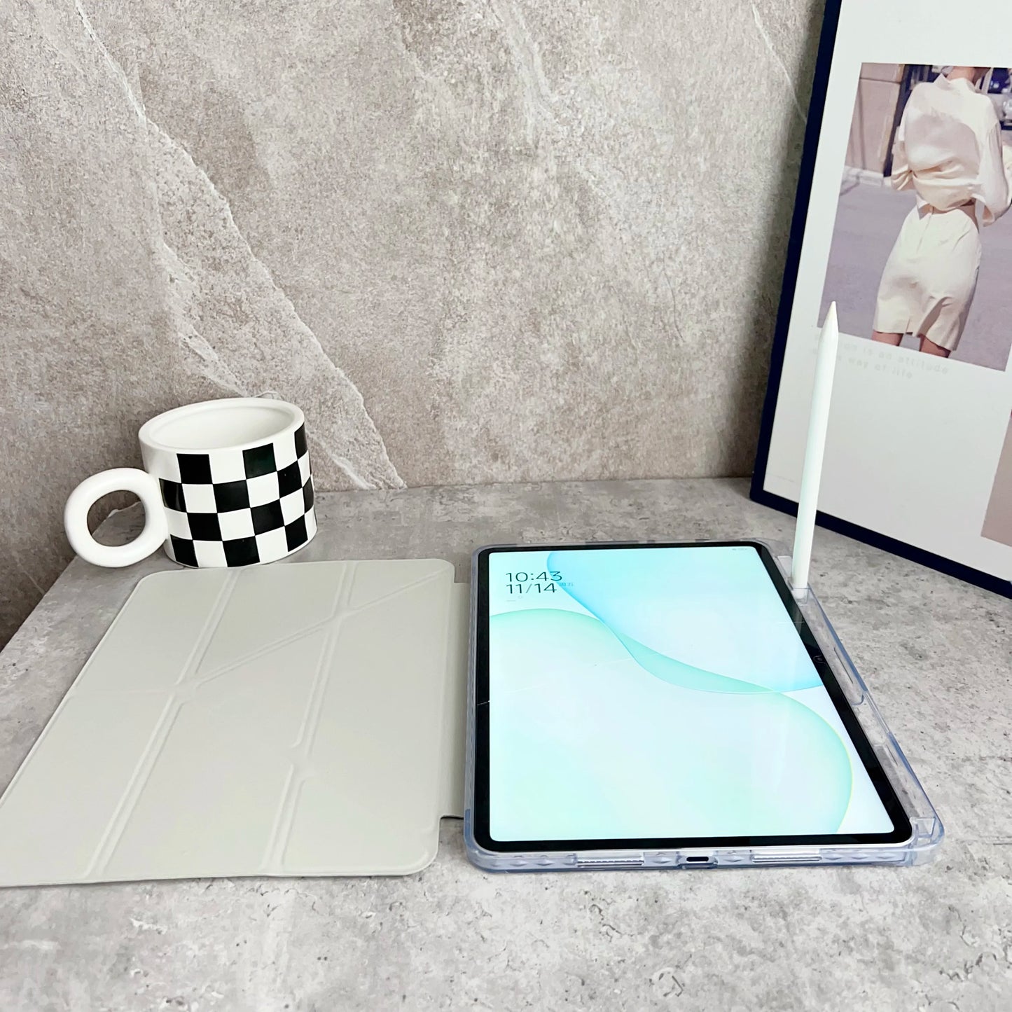 For Xiaomi Mi Pad 8 7 6 Pro 11.2 Case Redmi pad SE 11 2 K Pad 8.8 Auto Wake up & Sleep Silicone Cover Y-Fold Support Charging