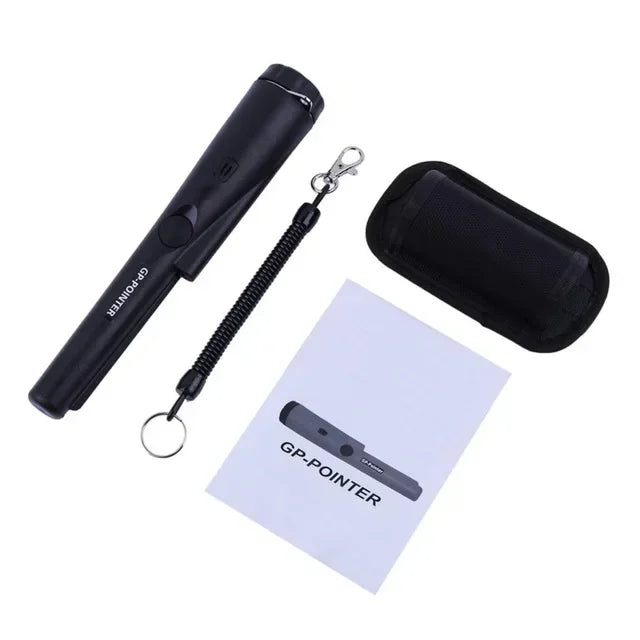Professional Metal Detector Pointer Pinpoint Waterproof Handheld Metal Detector for Metal Coin Gold 360° Pinpoint Tip Side-scan