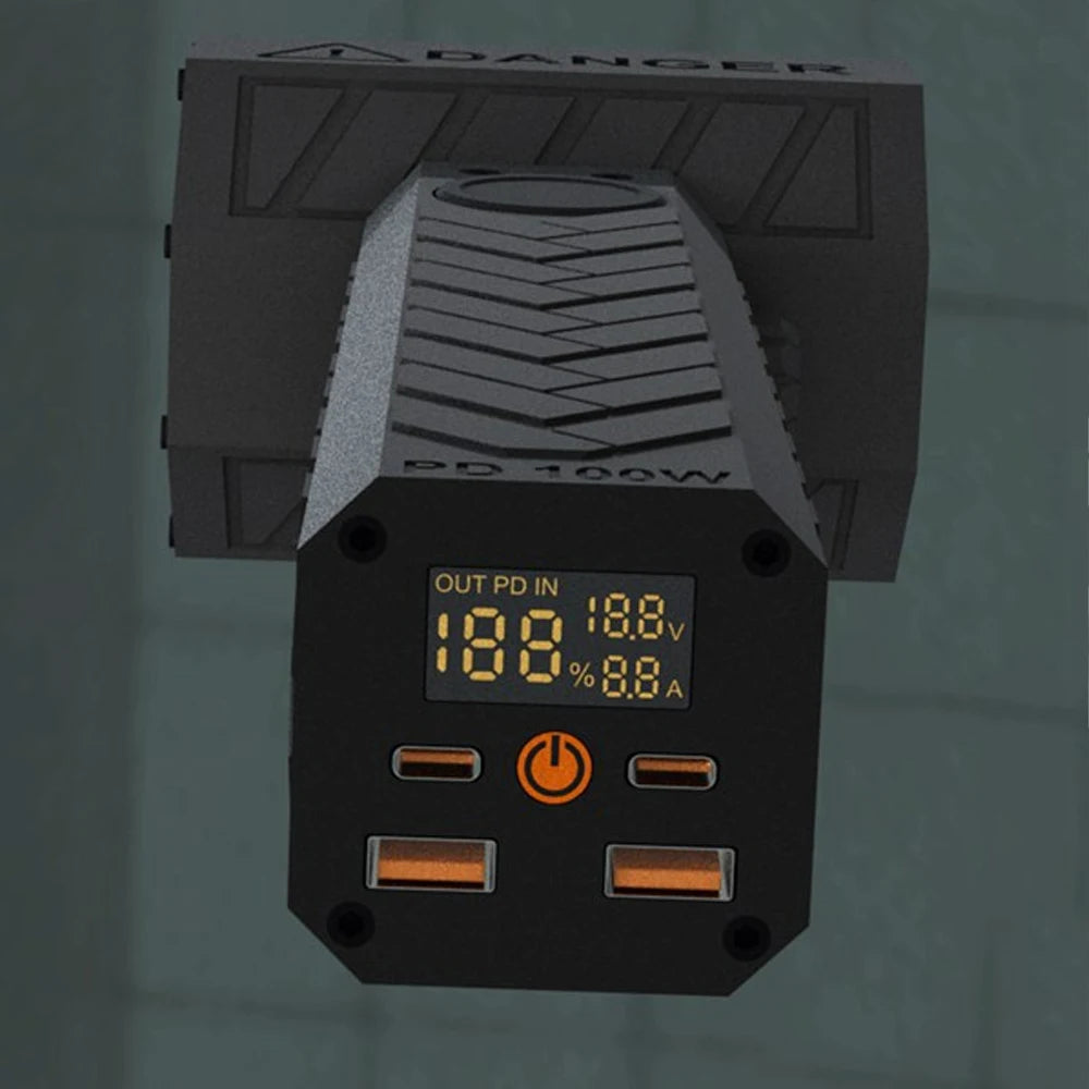 Turbo Jet Fan XL 1008W Handheld Violent Fan Turbo Jet Fan with Speed over 140000RPM 1500g Thrust 64mm Brushless Motor