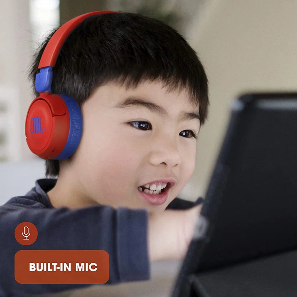 JBL JR310 Children's Headsets Low Decibel Wire Control with Microphone Student Learning Online Class Headsets 100% Original