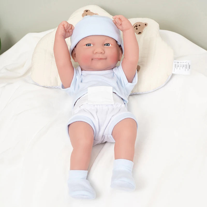 35CM 14inch Baby Dolls Cute Soft Silicone Baby Reborn Baby Doll Toys For Children Girls Gifts Lifelike Full Body Girl Dolls