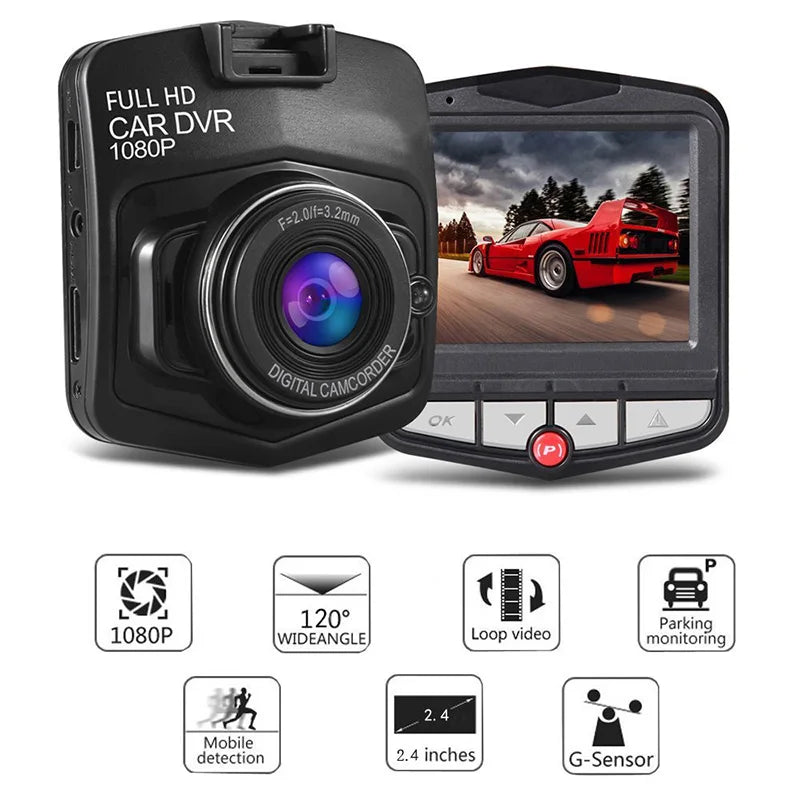 New Car Camera HD 1080P 2MP Dashcam DVR Recorder Dash Cam Car DVR Auto Rear View Camera Vehical Car Cam of Mirror Recorder