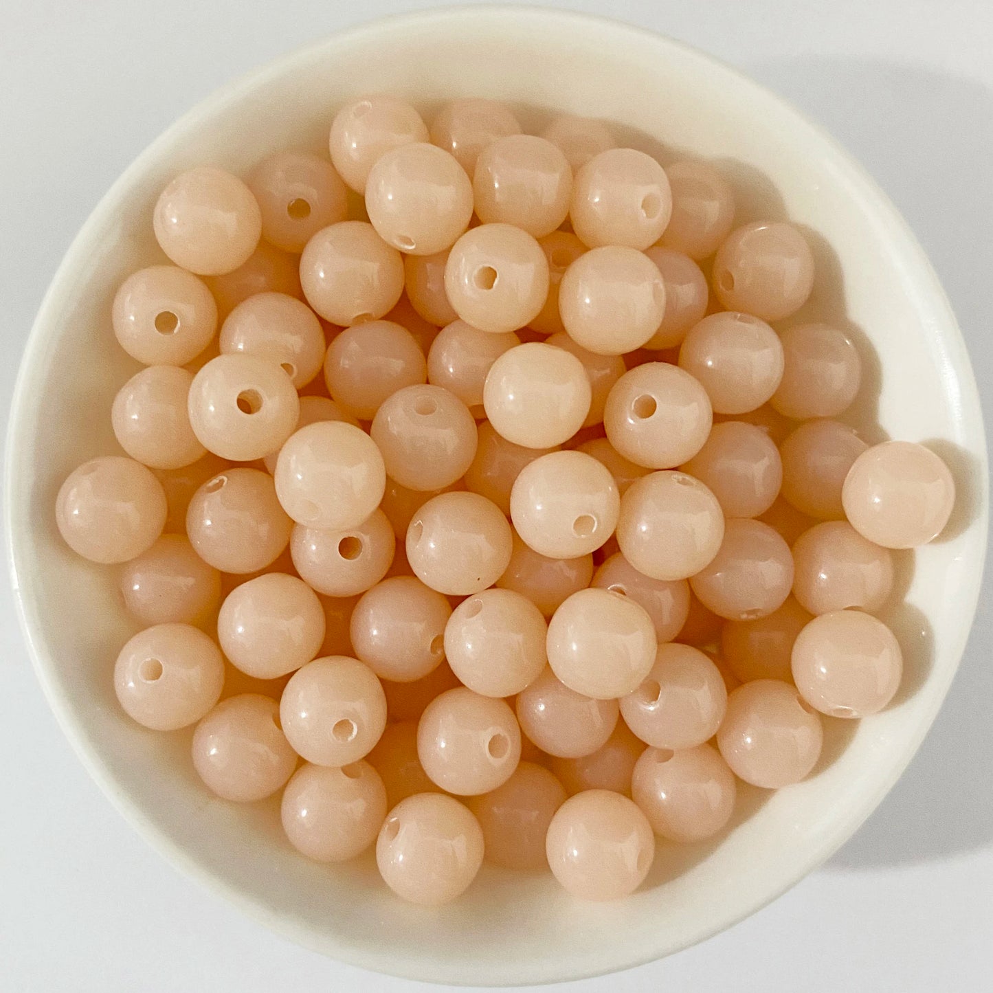 Clear Gumball Bubblegum Acrylic Round Ball Spacer Beads 6 8 10MM Pick Size For Jewelry Making