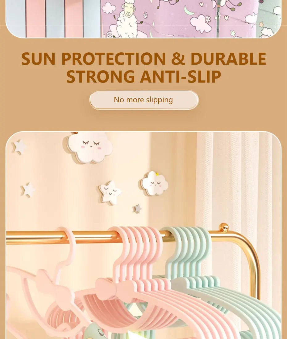 Baby Hanger 10pcs Kids Clothes Hanger Rack Display Cute Hanger Hanger Clip Hanger Wholesale