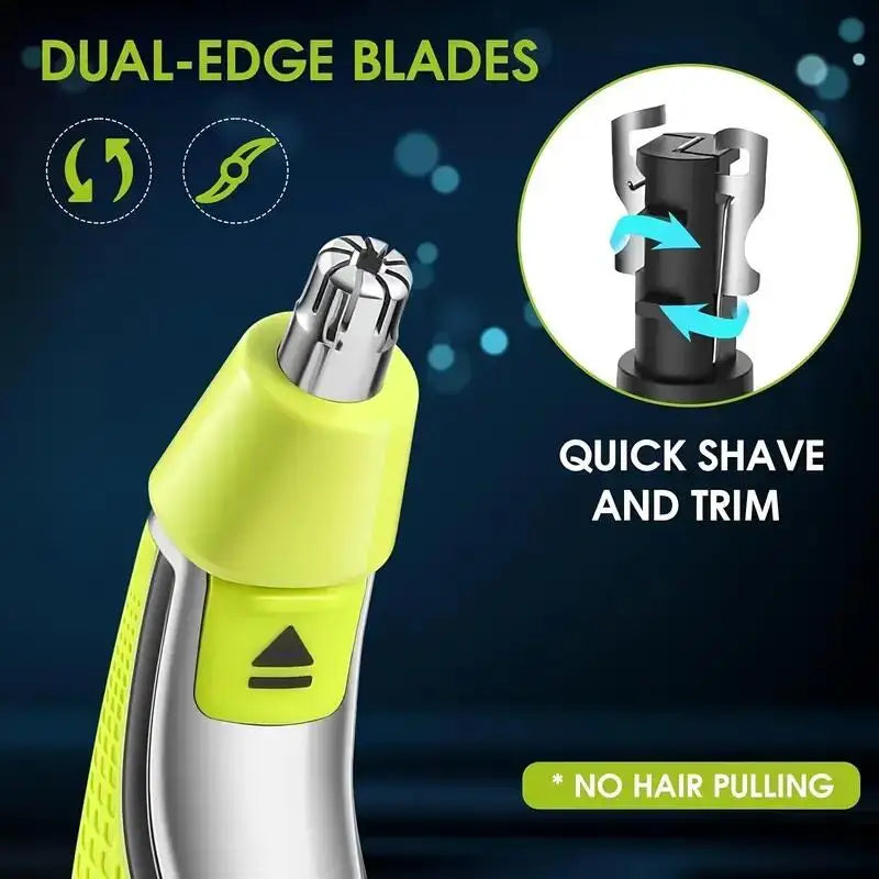 3pcs Nose Hair Trimmer Replacement Blade Heads for Philips One Blade QP2520 QP2515 QP2630 QP6510 QP6520 QP6530 Beard Trimmer