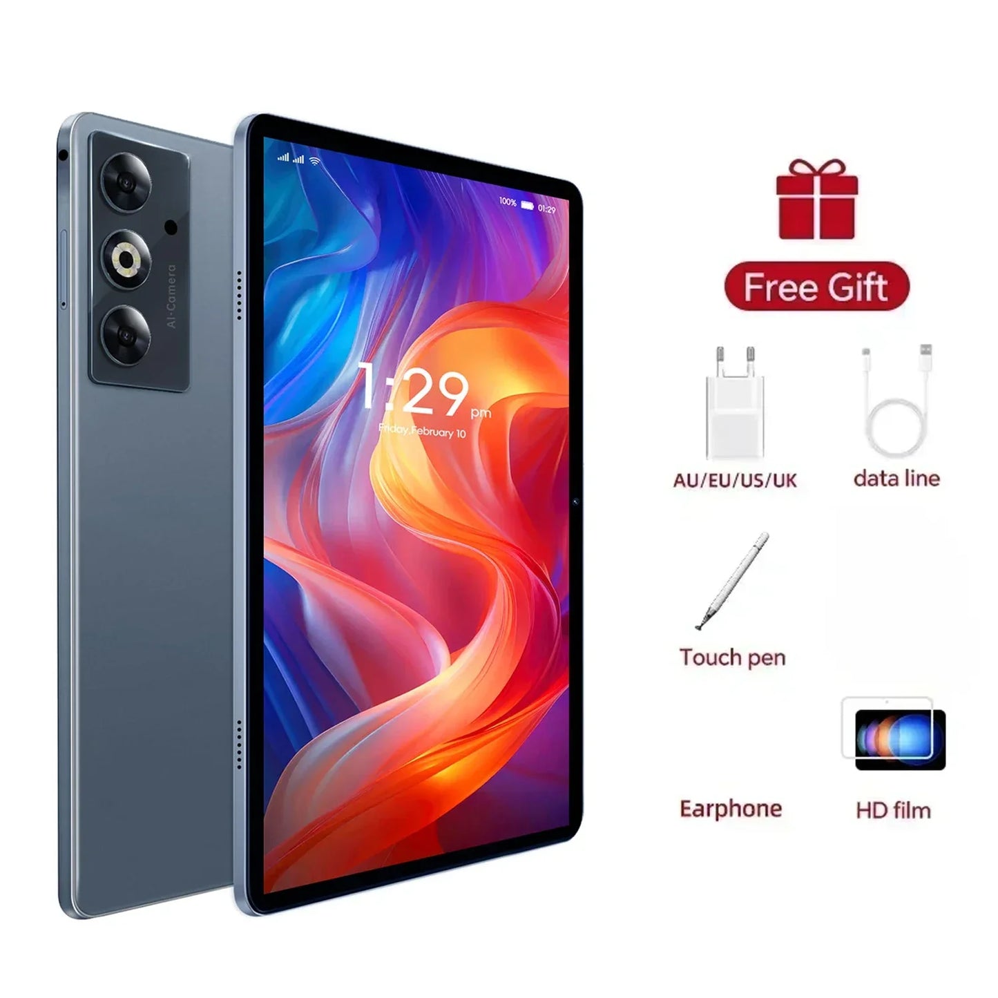 2025 New S25 Ultra Tablet PC 16GB+1TB Android14 20000mAh Snapdragon 888 11 inch HD 4K 5G Dual SIM Tab Bluetooth E-Book WiFi GPS