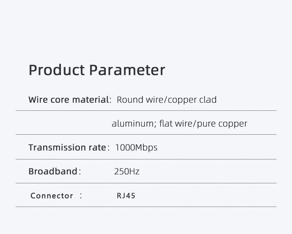 Cat6 Ethernet Cable  Gigabit High Speed 1000Mbps Internet Cable RJ45 Shielded Network LAN Cord for Laptop Router PC PS5 4 3 Xbox