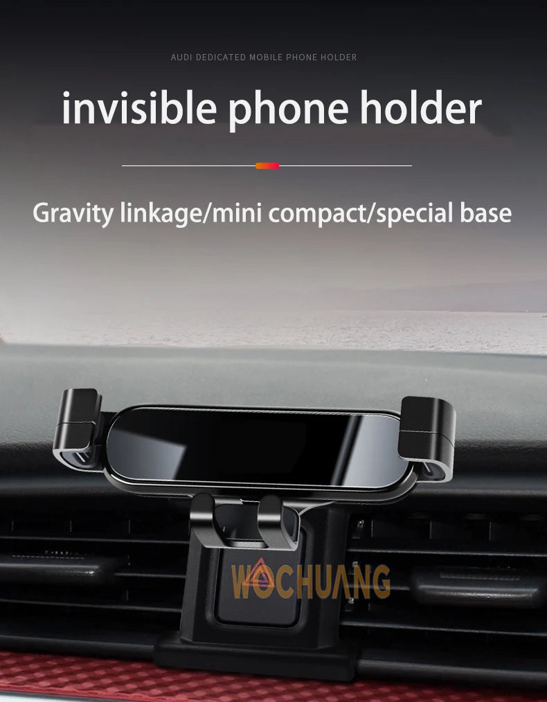 Car Phone Holder For Mercedes Benz GLK X204 2008-2017 GPS Special Gravity Navigation Mobile Bracket 360 Degree Rotating Stand