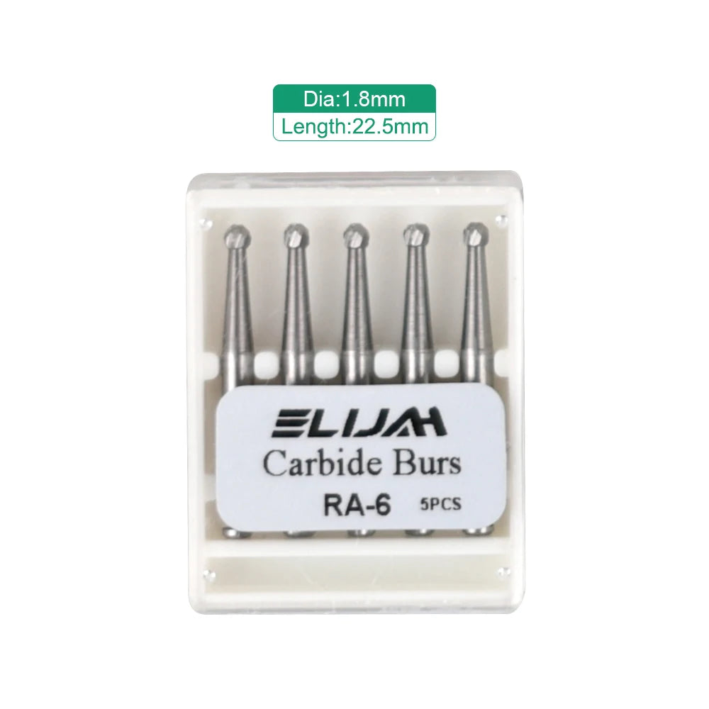 5Pcs/box Dia.2.35mm Dental Round Bur RA Series Tungsten Carbide Bur For Low Speed Contra Angle Handpiece Polishing Tool Material