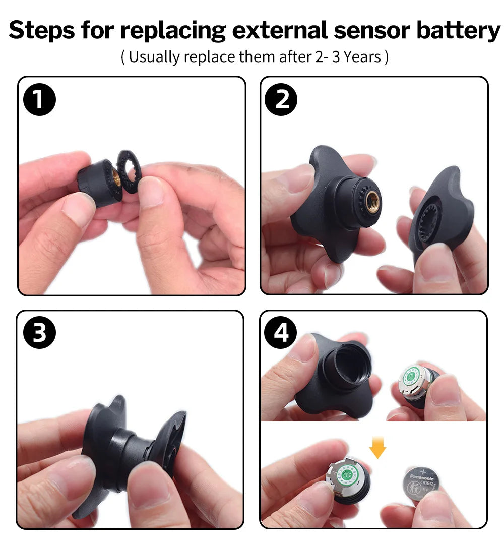 Deelife Car TPMS for Android iOS Tire Pressure Monitoring Control System 4-5 Wheel Tyre Sensor Bluetooth-compatible BLE TMPS