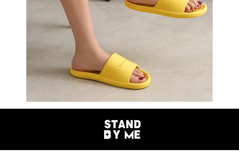Men And Women Super Soft Eva Thick Platform Slides Minimalist And Comfortable Indoor Bathroom Non Slip Slippers Women Slippers