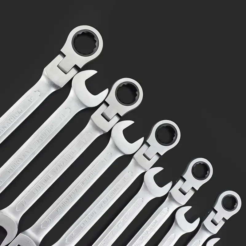 Flexible  Action Wrench Spanner Nut Tool Head  Metric Spanner Open End and Ring Wrenches Tool