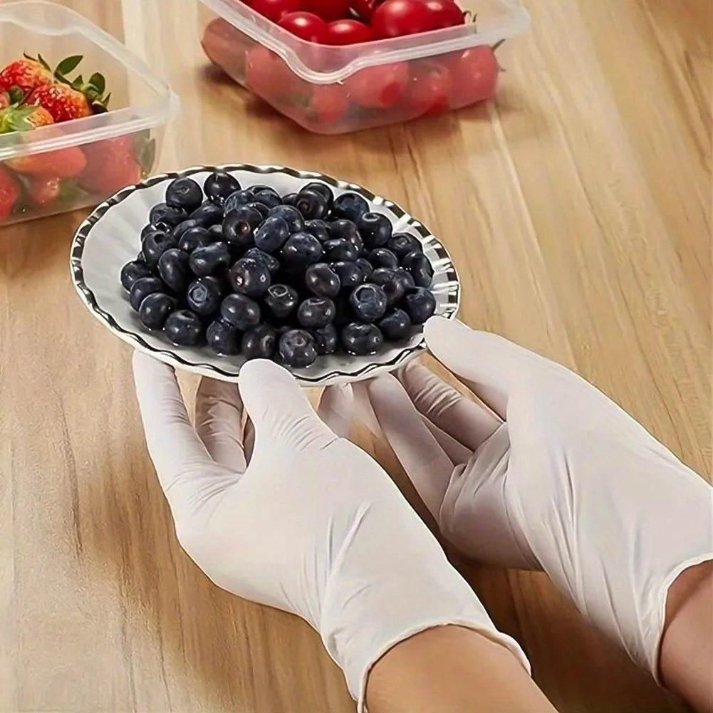 50/20PCS Multifunctional Waterproof, Anti-static, Durable Disposable Nitrile Gloves Suitable for Cooking Food Preparation Tools